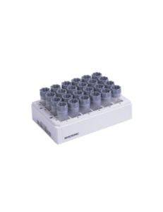 Micronic 6ml internal thread precapped grey tubes in 24-4 rack